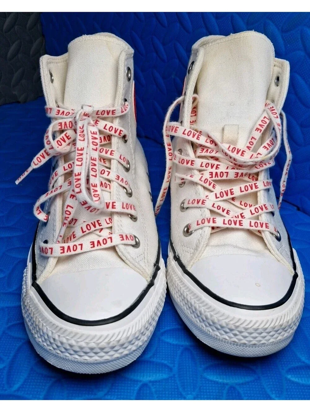 Kids Converse Chuck Taylor All Star Life High Top Sneaker Hearts Size 4